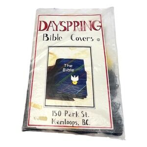 Vintage Dayspring Bible Cover Plastic Canvas Kit The Bible Dove‎ Sz M  New 1992